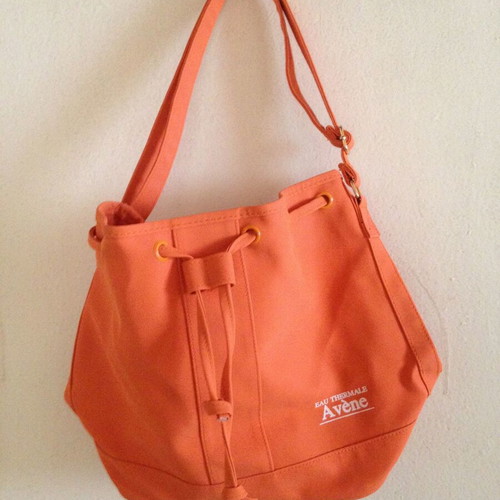 Avène Eau Thermale shoulder bag used, orange