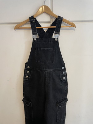 SHEIN black denim salopette new for 10-11 years