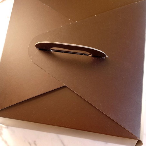 Cake box for confectionery new, paper with plasticized 30cm base