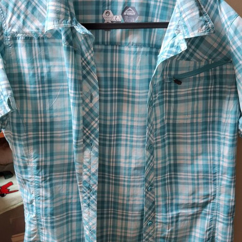 McKinley women's shirt used, turquoise, medium size