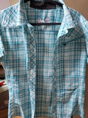 McKinley women's shirt used, turquoise, medium size