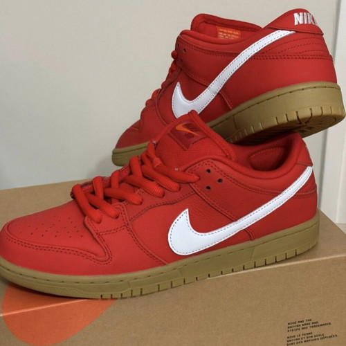 Nike SB Dunk Low Pro sneakers like new, size 42.5, red university