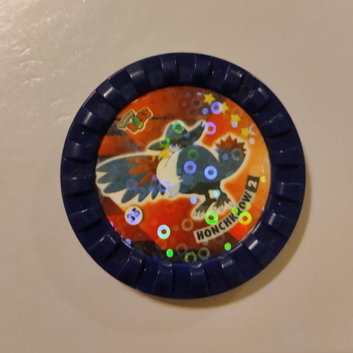 Pokemon Roks Tazo with Honchkrow No35 from Cheetos used