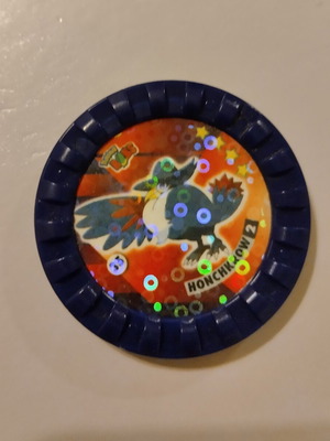 Pokemon Roks Tazo with Honchkrow No35 from Cheetos used