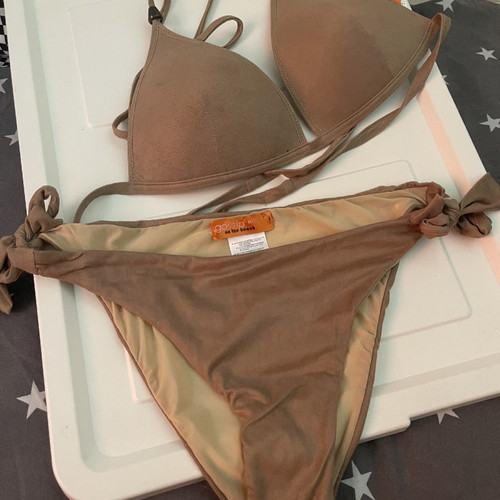 Gossip swimwear set new, brown, size M