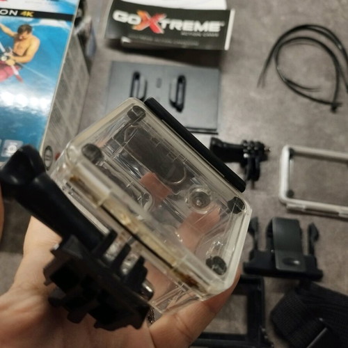 Go X Treme action camera used, Real 4K Ultra HD