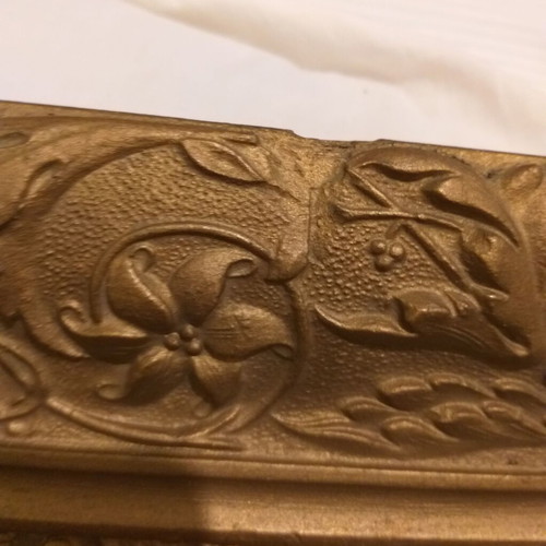 Antique carved wooden frame used, 1930s decade