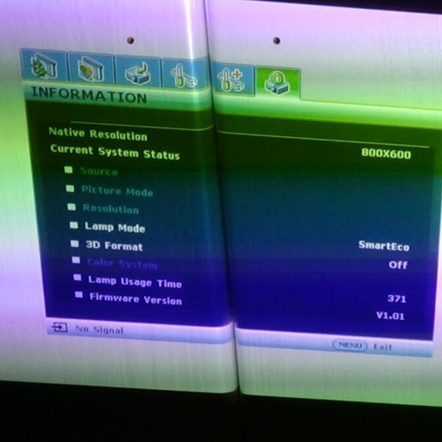 Benq MS531 projector like new with extra new lamp