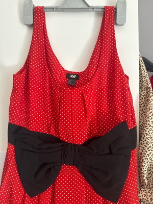 Balloon φόρεμα H&M με φιόγκο στη μέση, σαν καινούργιο, 38