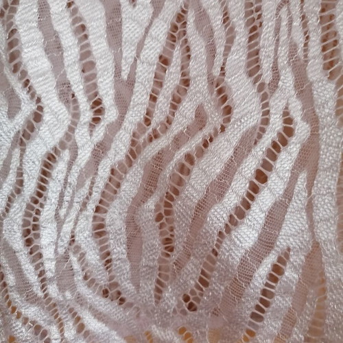 Noo Cropped Top Zebra Ivory Size M Like New