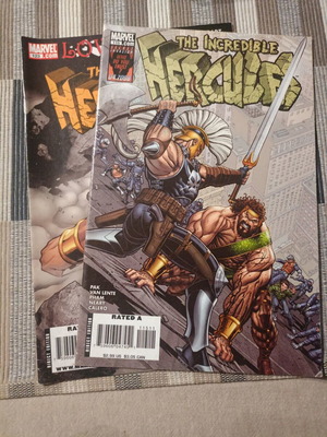 Marvel Hercules Comics #115 & #123 used, English