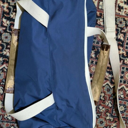Gym bag used, blue, durable