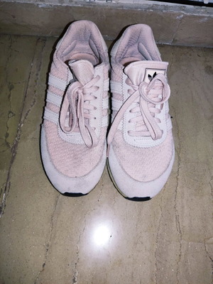 Adidas women's pink athletic shoes like new size 38.5