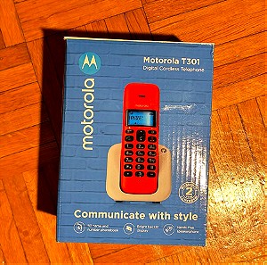 Motorola T301 Ασύρματο Τηλέφωνο με Aνοιχτή Aκρόαση