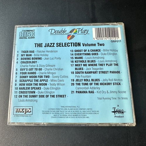 The Jazz Selection Volume Two CD, jazz compilation