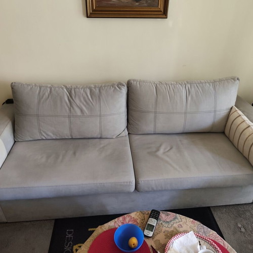 Three-seater and two-seater sofa set used