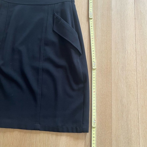 BCBG midi black dress used