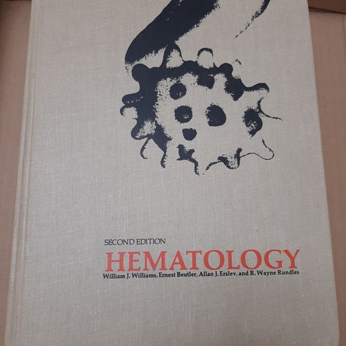 Hematology used academic book 1977, 1755 pages