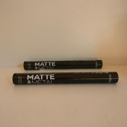 Matte & metal lipsticks bronzed rose, set of 2 new