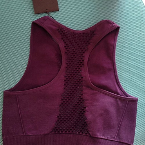 Energetics women's sports bra without padding, dark purple, new