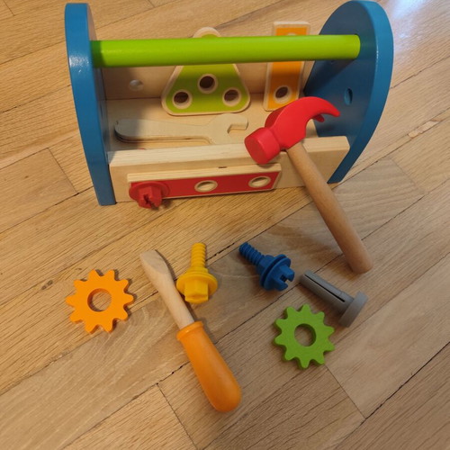 Hape Wooden Children's Tool Set like new