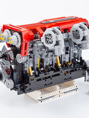 3D Cylinder Engine Model Like New