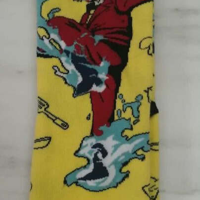 Egs Socks Sanji One Piece onesize 40-46 new, colorful cotton blend