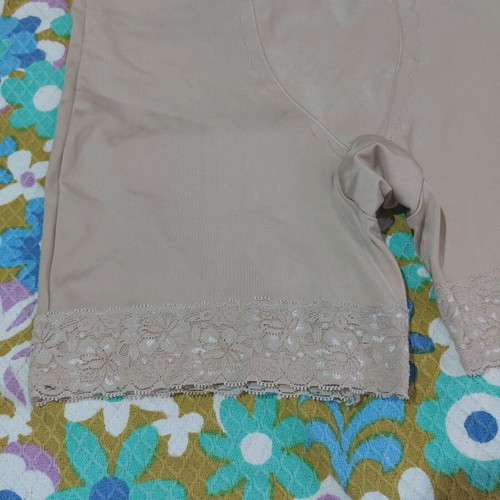 Bermuda shorts used, beige, size L to XXL