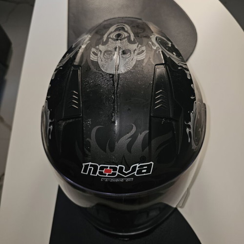 Nova 330-DV Skull Black Matt/Antracite Large helmet used
