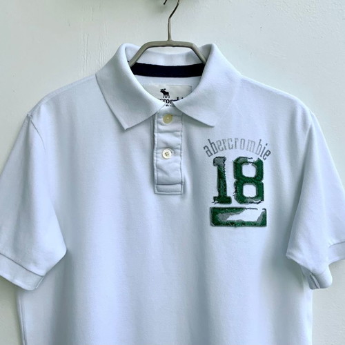 Abercrombie & Fitch Kids Polo Shirt white like new, size L