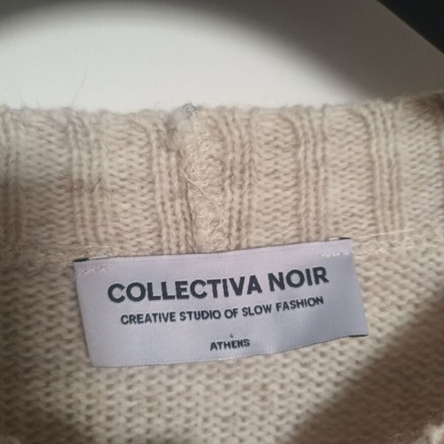 Collectiva Noir sweater new, one size, beige