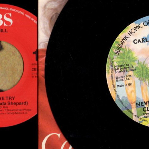 Vinyl records 6 45s 1980s like new