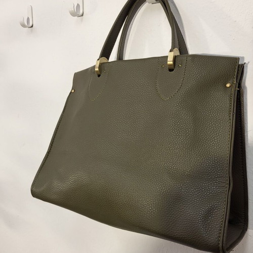 Caprisa handbag khaki like new, eco leather