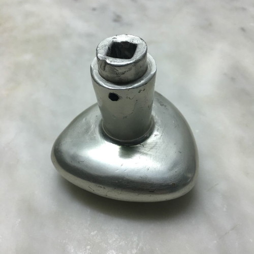 Retro nickel-plated brass door twist knob for interior door