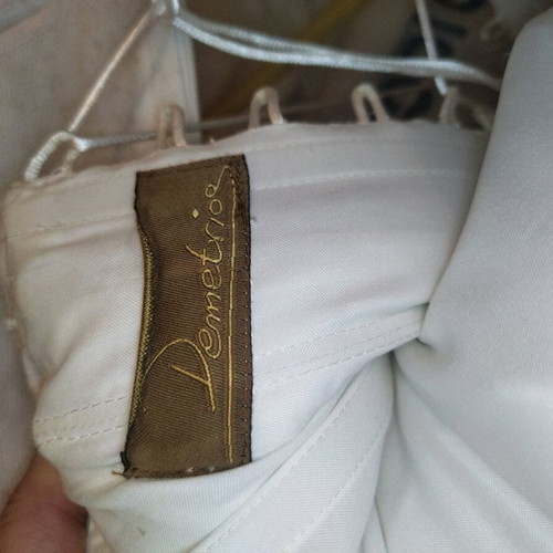 Demetrios wedding dress new, white, size M 38 10 with handmade corset