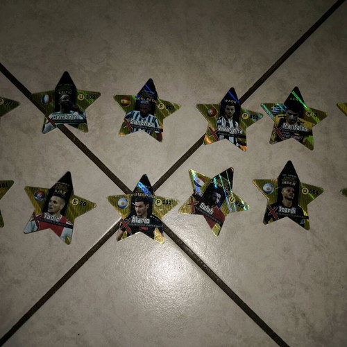 Metal collectible star caps like new