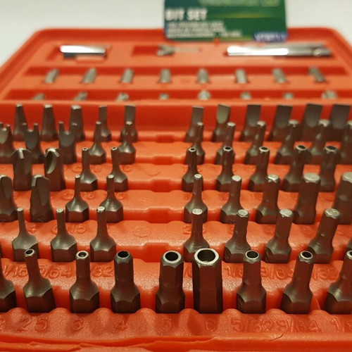Bit set and crimps used