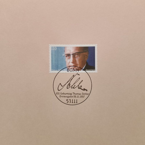 Germany 1997 stamp with Bonn first day cover cancellation