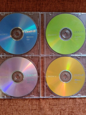 Sony DVD-R πακέτο 5 χρωματιστών εγγράψιμων δίσκων καινούργιο