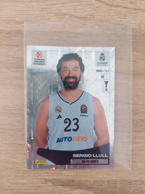 Euroleague Panini Sergio Llull card new number 315