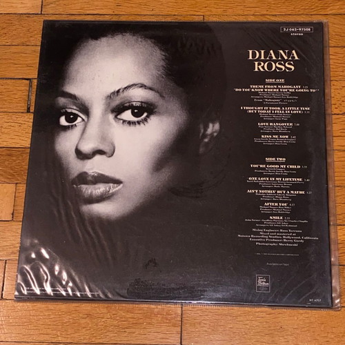 Diana Ross rare Greek pressing vinyl LP record, mint condition