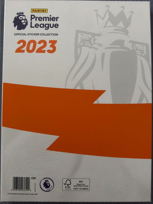 Συλλογή αυτοκόλλητων Panini Premier League 2023 σαν καινούργιο, πολυτελές άλμπουμ
