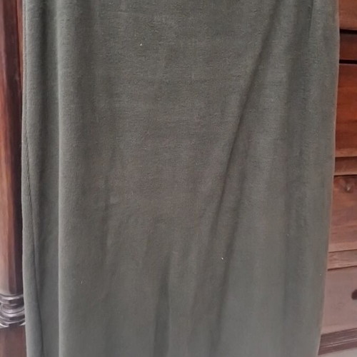 Massimo Dutti midi skirt khaki like new 100% cotton