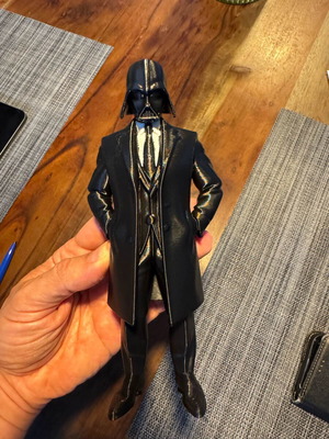 Darth Vader figure with suit like new