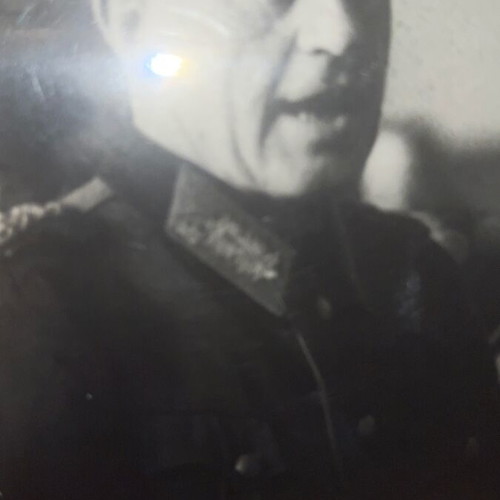 Photo of Soviet General from World War II, used, 14x14cm