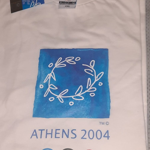 Olympic Games 2004 authentic t-shirt new XXL