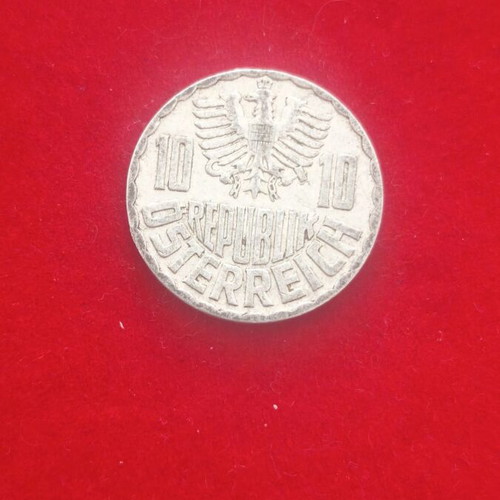 Austria 10 Groschen Coin used