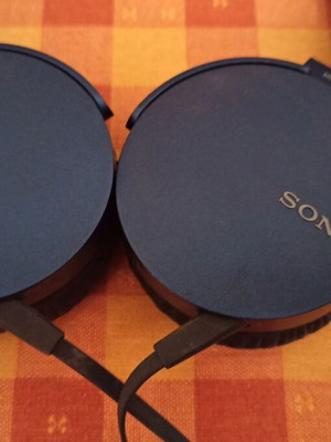 Sony μπλε ενσύρματα ακουστικά μεταχειρισμένα με πρόβλημα λειτουργίας