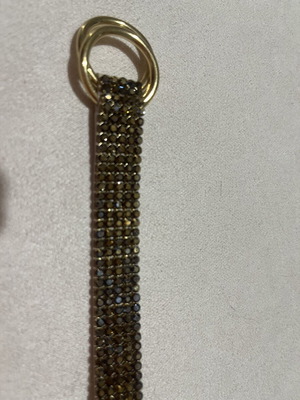 Βραχιόλι Swarovski Mesh με smoky κρύσταλλα, σαν καινούργιο