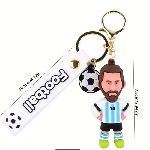 Messi keychain with Argentina jersey new